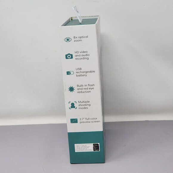 Vivitar VES529 8X Optical Zoom Digital Camera With Box Parts Only - Picture 7 of 12